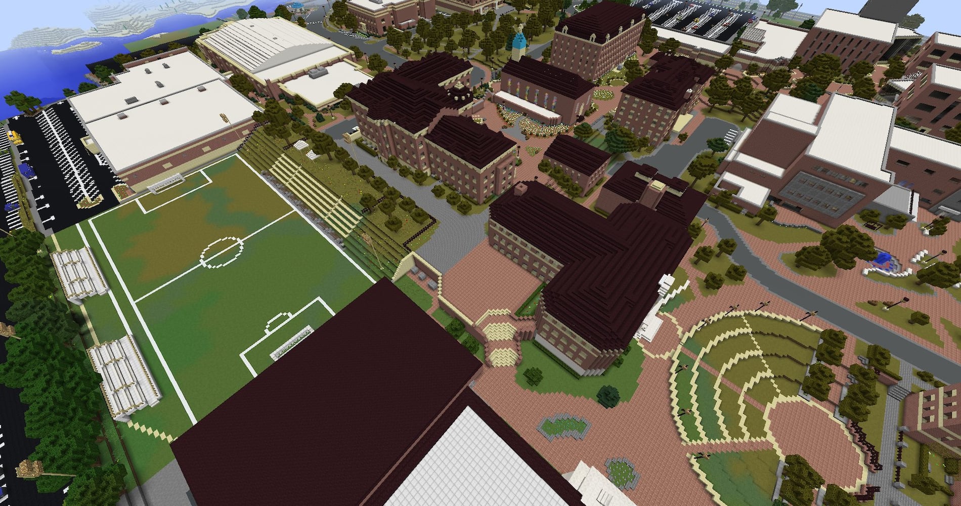 PHOTOS: Take a tour of the University of Dayton campus in Minecraft