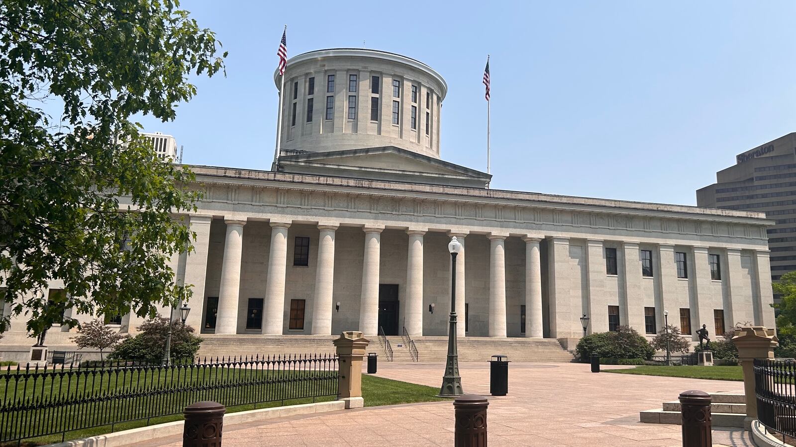 The Ohio Statehouse in May 2023.