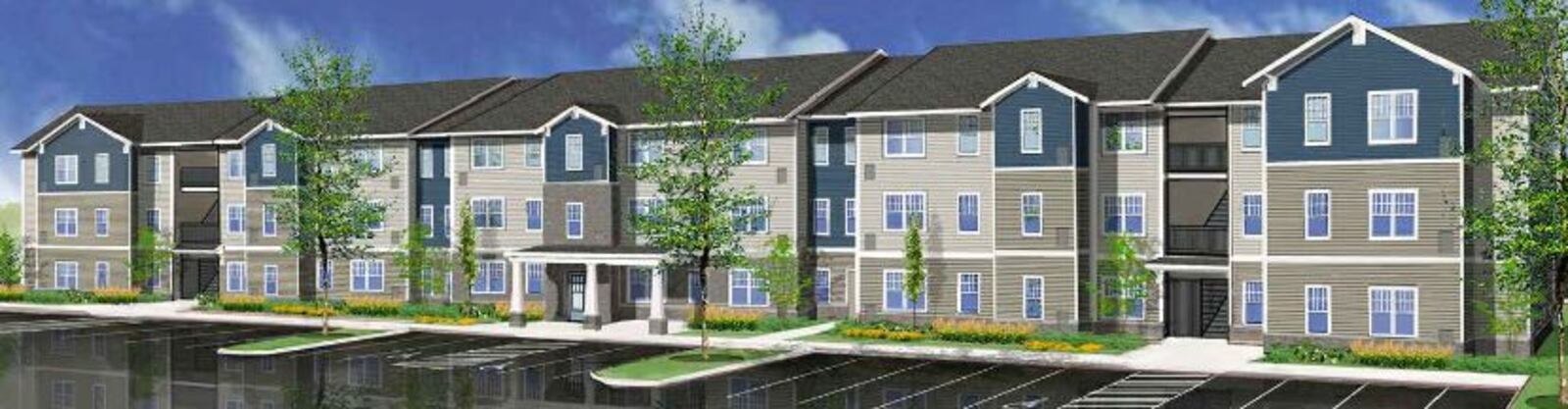 Plans for new senior housing in Kettering include 51 units on three floors at the former site of the Ohio Bell/AT&T building on Woodman Drive. CONTRIBUTED