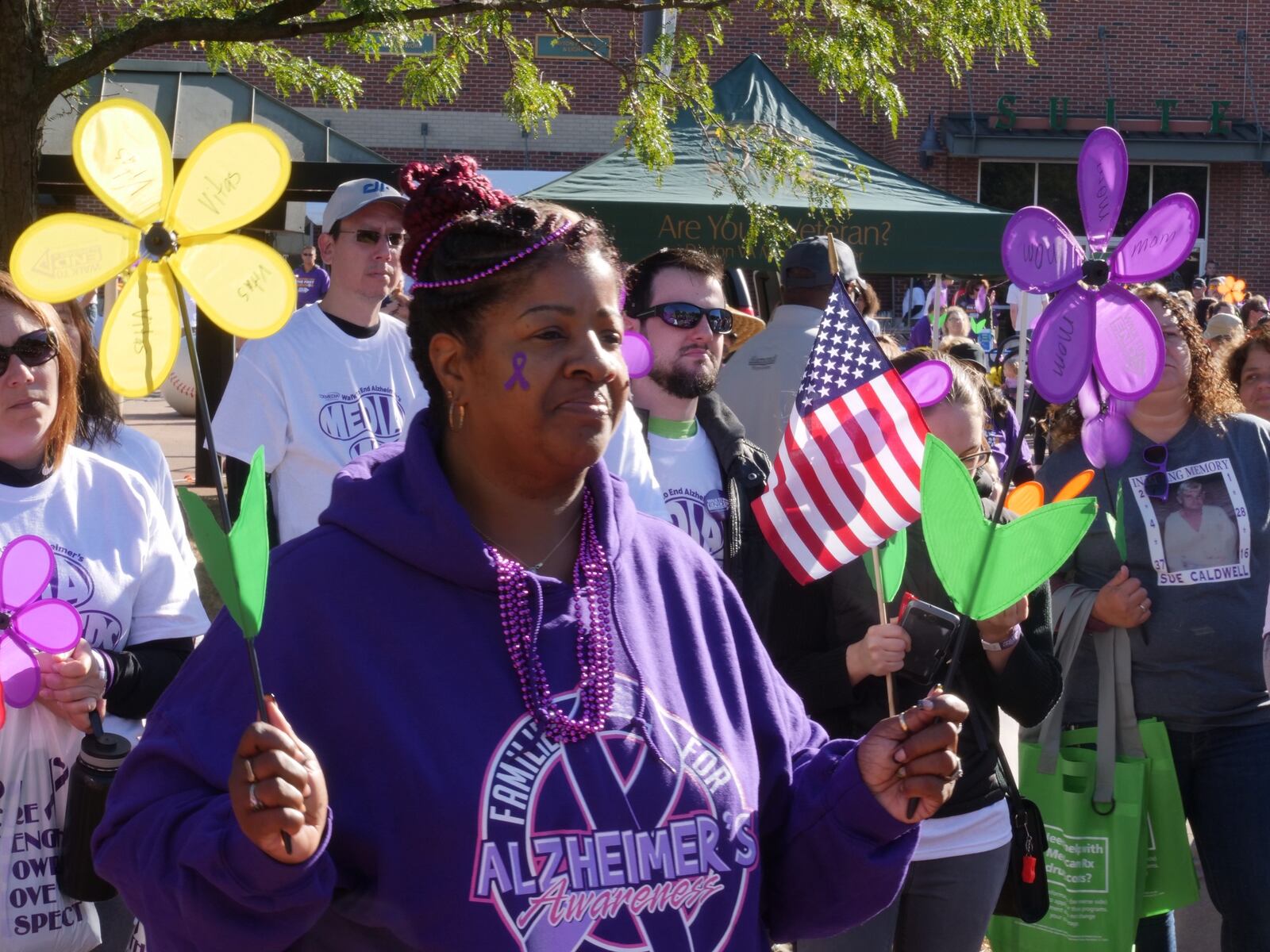 The Dayton community walks to end Alzheimer’s in a 2019 fundraiser. FILE