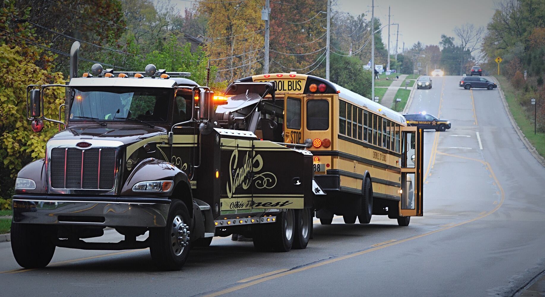 School bus crash in Washington Twp.