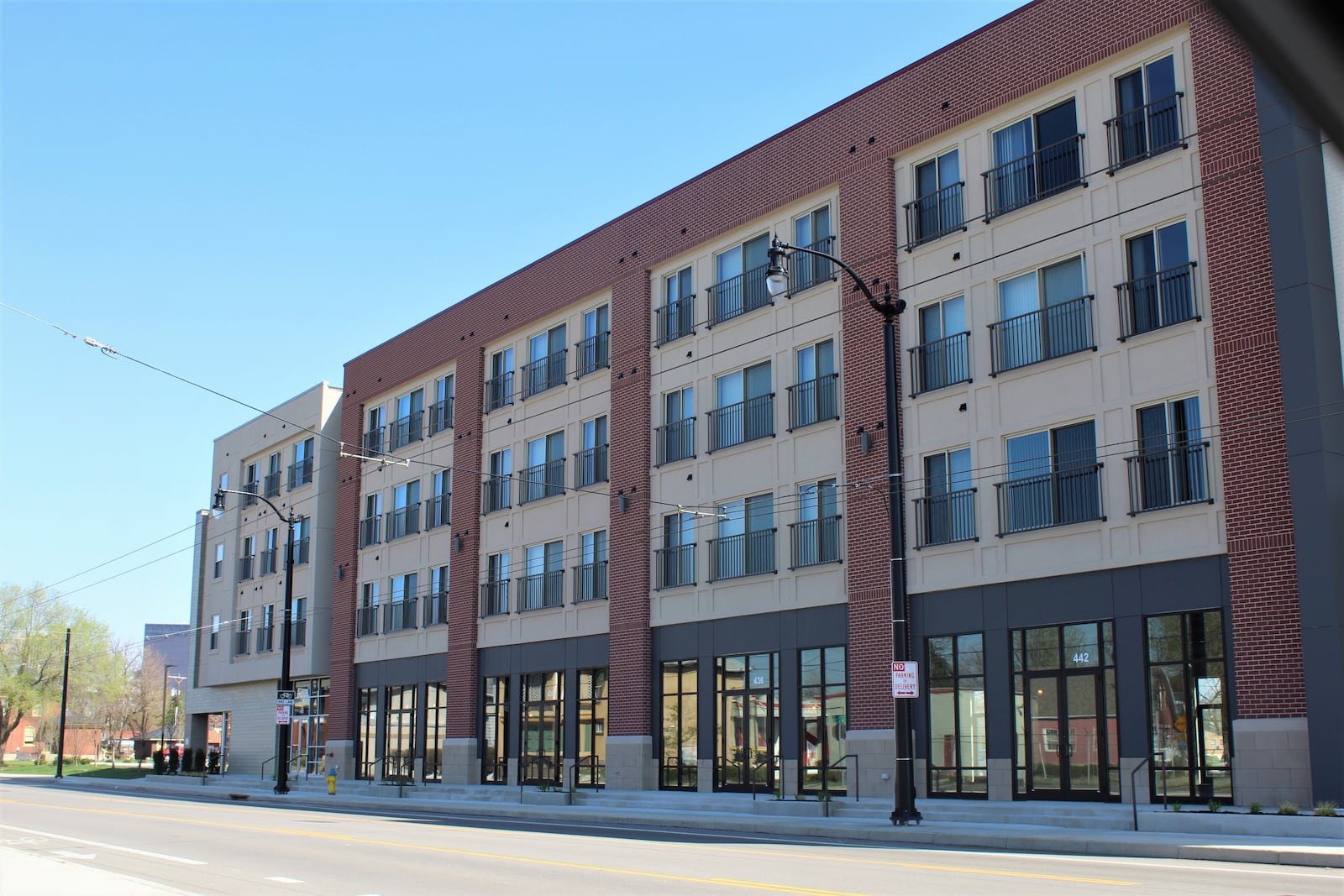 Flats at South Park offers 43 new apartments along Warren Street in South Park neighborhood. CORNELIUS FROLIK / STAFF