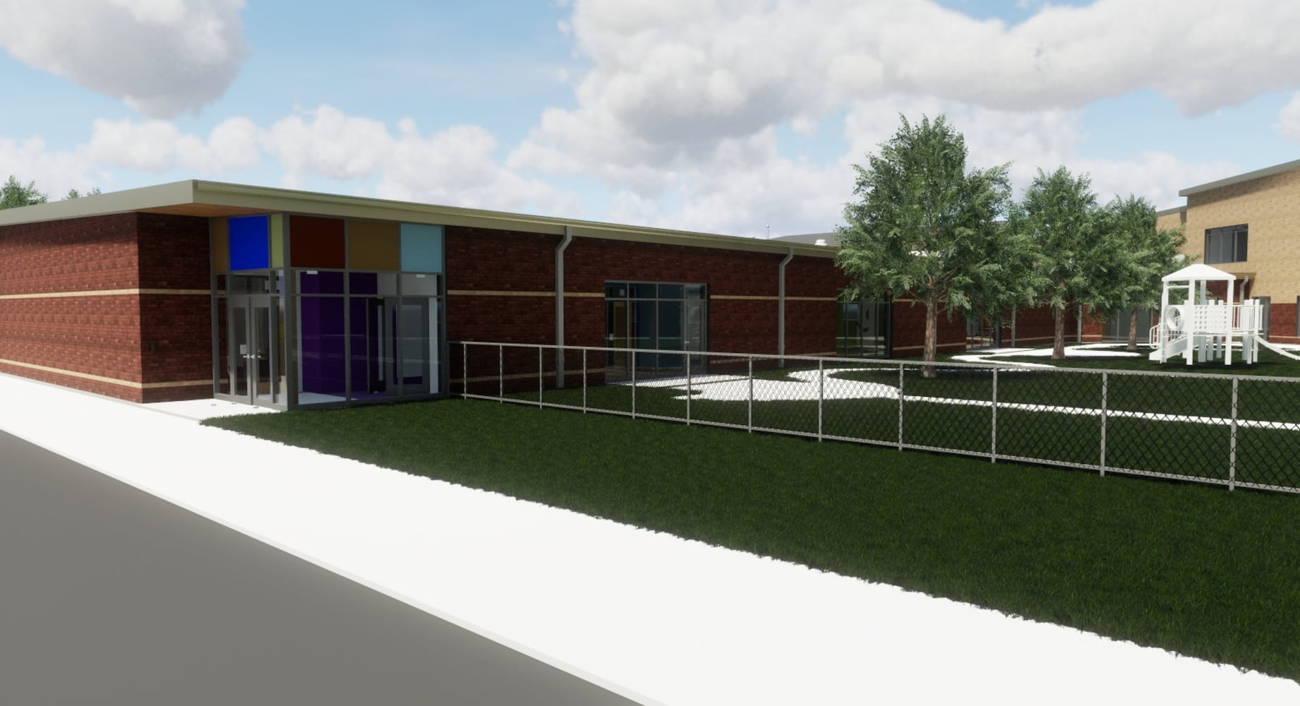 Fairborn PreK-2 School Renderings