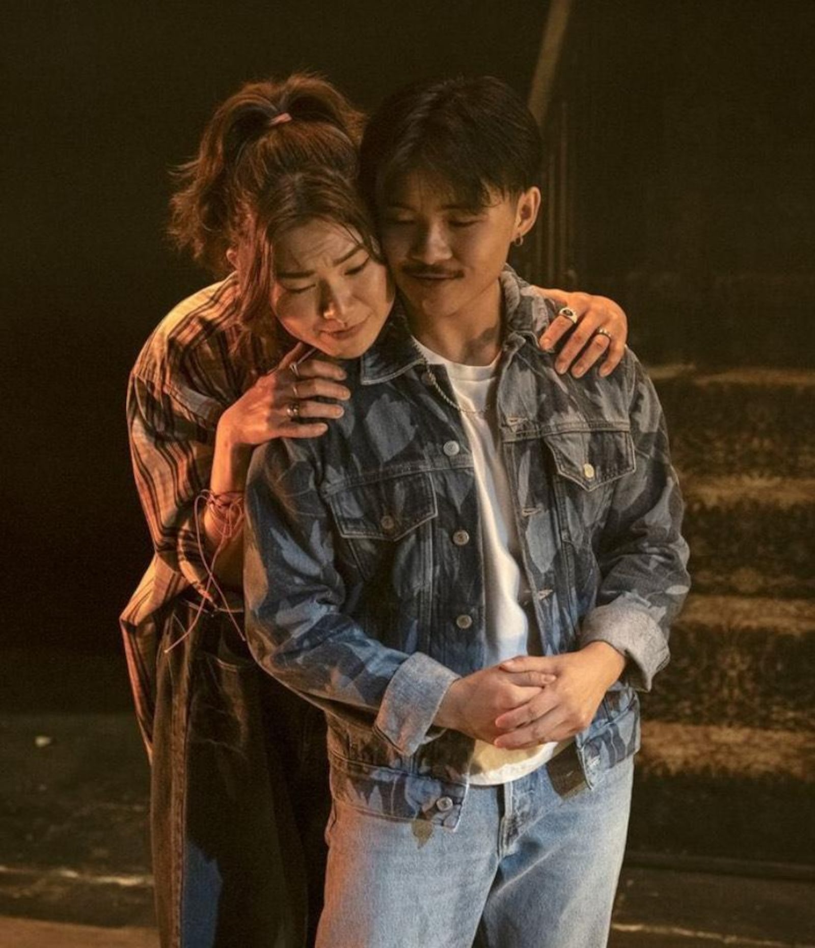 Haruna Lee (left) and Wright State University graduate Ni-Ni (Harriet) in the off-Broadway production of "Isabel." CONTRIBUTED