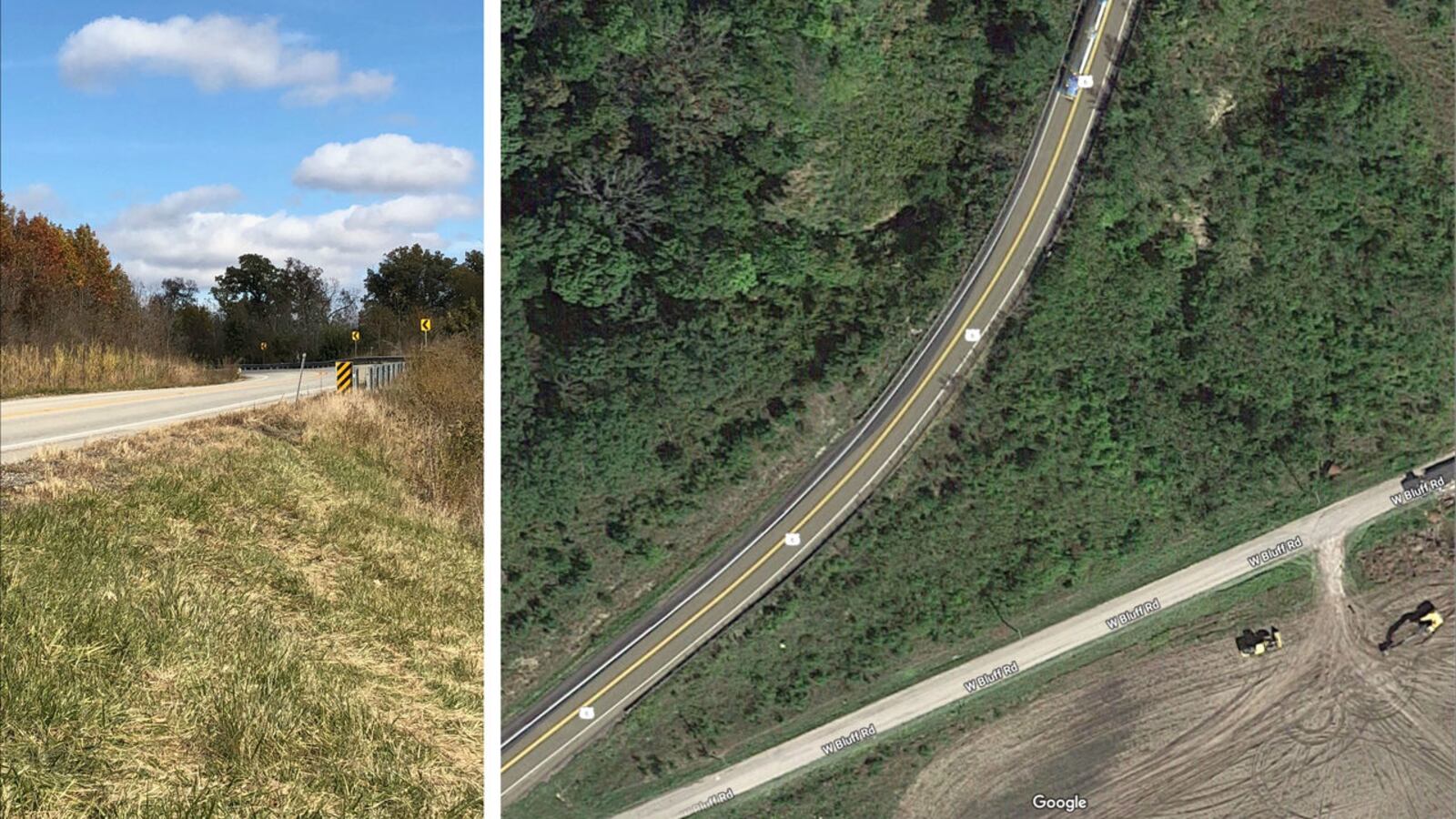 Pictured is the general area in Grundy County, Ill., where a woman's body was found Oct. 2, 1976, abandoned in a ditch. Authorities continue trying to identify the woman, who was shot in the head, 43 years after her death.