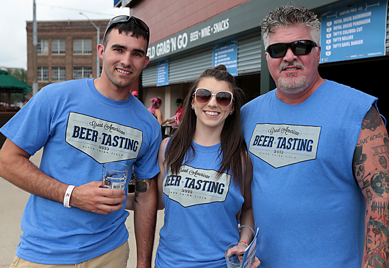 The Dayton Dragons’ 11th Annual Great American Beer Tasting, presented by Heidelberg Distributing, took place at Fifth Third Field on Saturday, Aug. 11. There were 100 beers available for sampling, the biggest number and widest variety of beers in Great American Beer Tasting history. And the backdrop of the ballpark a major bonus. E.L. HUBBARD/CONTRIBUTED PHOTOS