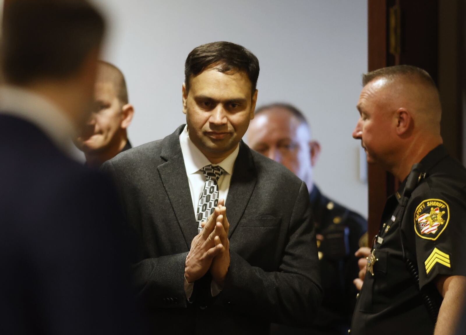 The jury trial of Gurpreet Singh, charged with allegedly shooting and killing four family members in 2019 in West Chester Township, started with preliminary motions and jury selection Monday, Oct. 3, 2022 in a new super courtroom in Butler County Common Pleas Court in Hamilton. NICK GRAHAM/STAFF