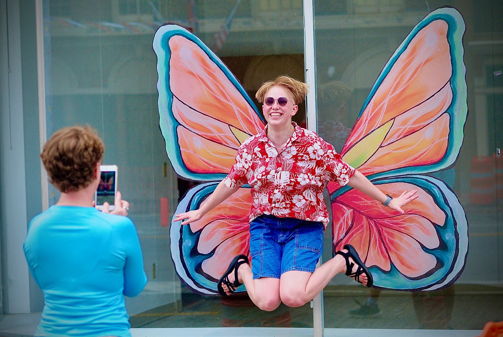 The Xenia First Friday in July block party. MARSHALL GORBY \STAFF