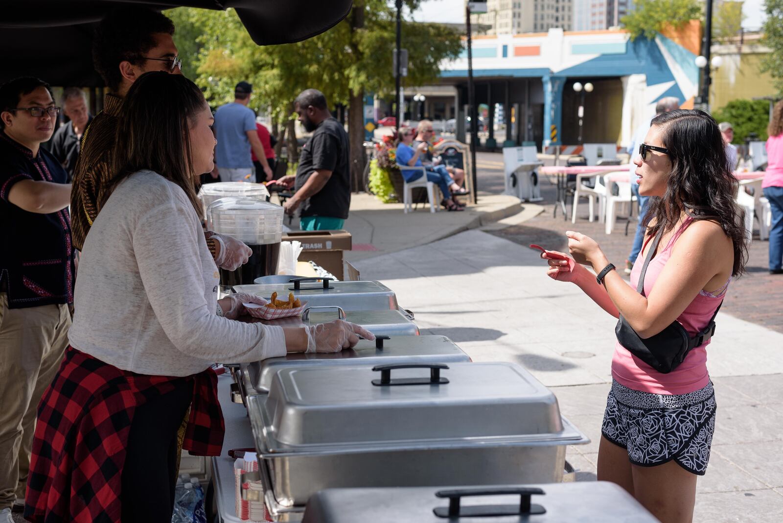 The return of Taste of the Oregon District was held on Fifth Street on Saturday, Sept. 16, 2023. The event included samplings from local, independent Oregon District restaurants, live music, adult beverages, kids’ area, street vendors and sidewalk sales. Did we spot you there? TOM GILLIAM / CONTRIBUTING PHOTOGRAPHER