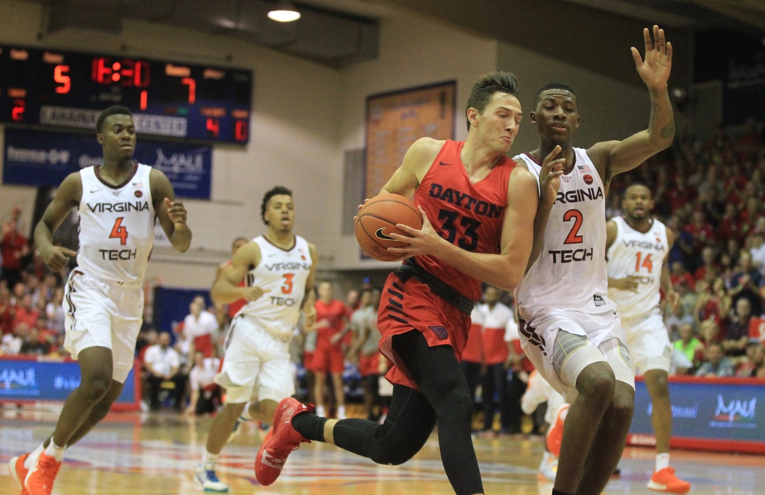 Photos: Dayton Flyers beat Virginia Tech in Maui Invitational semifinals