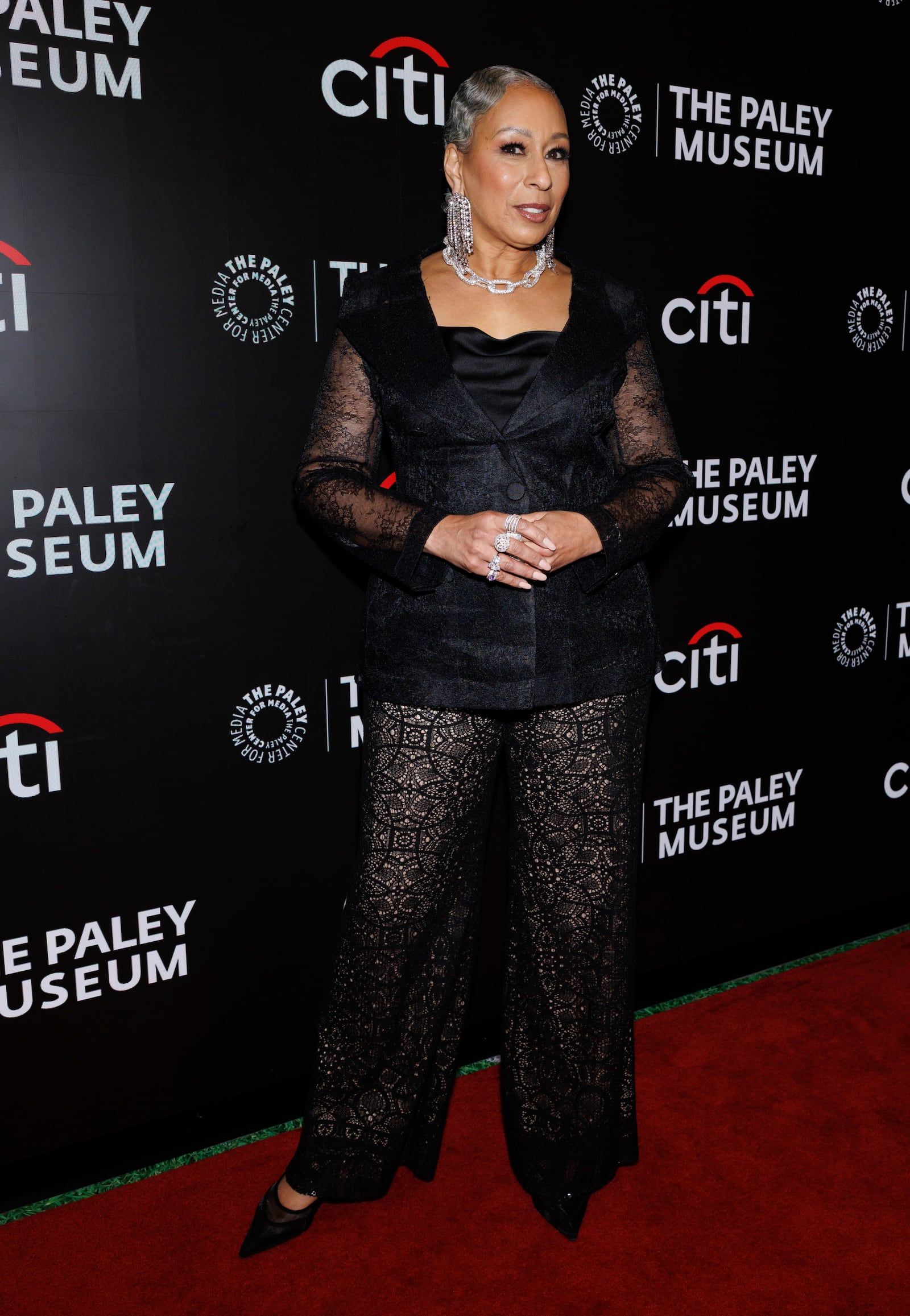 Tamara Tunie attends Making Soap Opera History with CBS's "Beyond the Gates" at The Paley Museum on Thursday, Feb. 20, 2025, in New York. (Photo by CJ Rivera/Invision/AP)