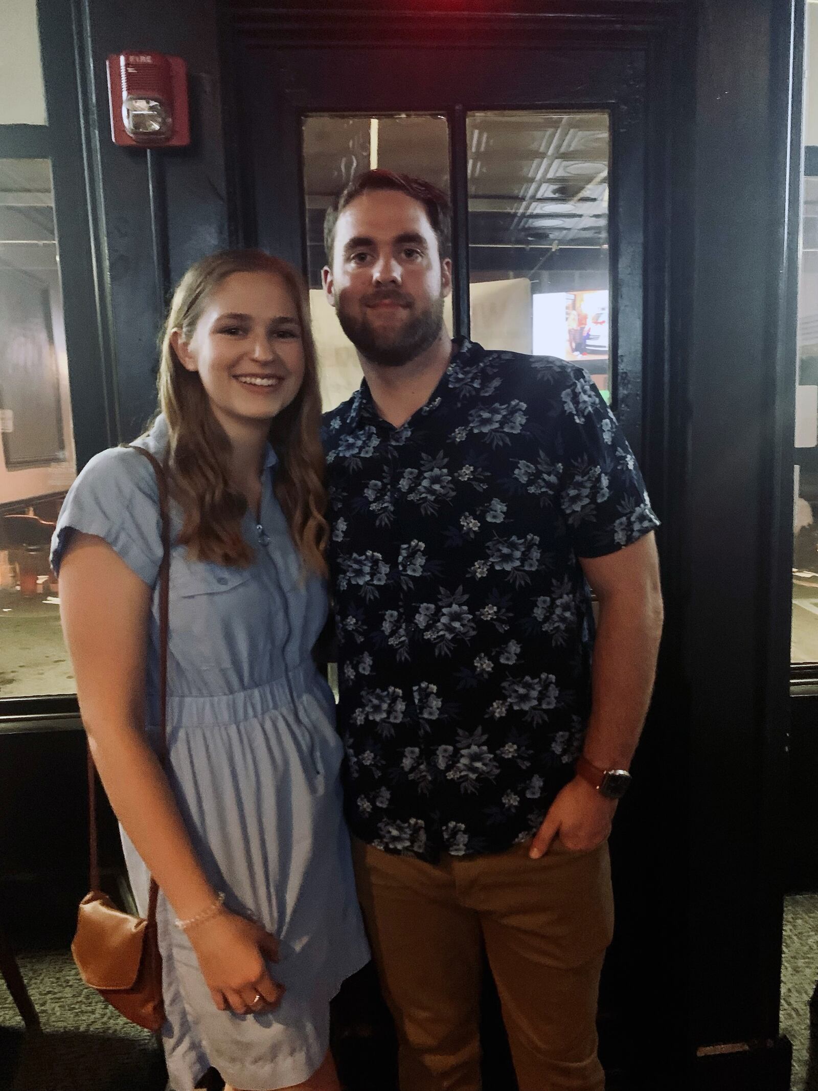 Maxy Shuey (R) and his friend Amy Hess. Shuey was among 139 students chosen from across the nation to participate in the X-Force fellowship program this summer, sponsored by the Department of Defense. CONTRIBUTED