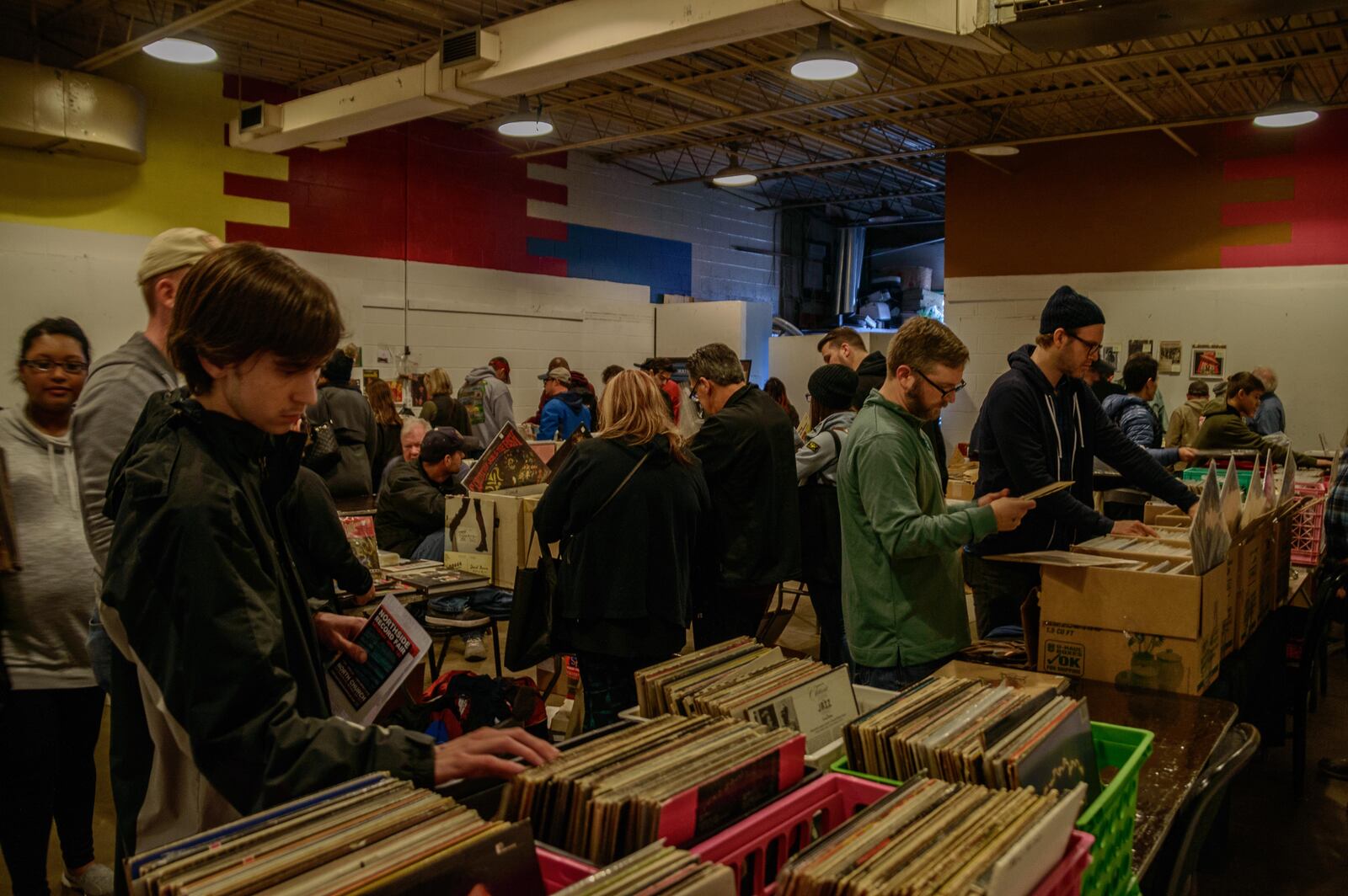 The Dayton Record Fair was held Saturday, Feb. 25 at the Yellow Cab in downtown Dayton. PHOTO / TOM GILLIAM PHOTOGRAPHY