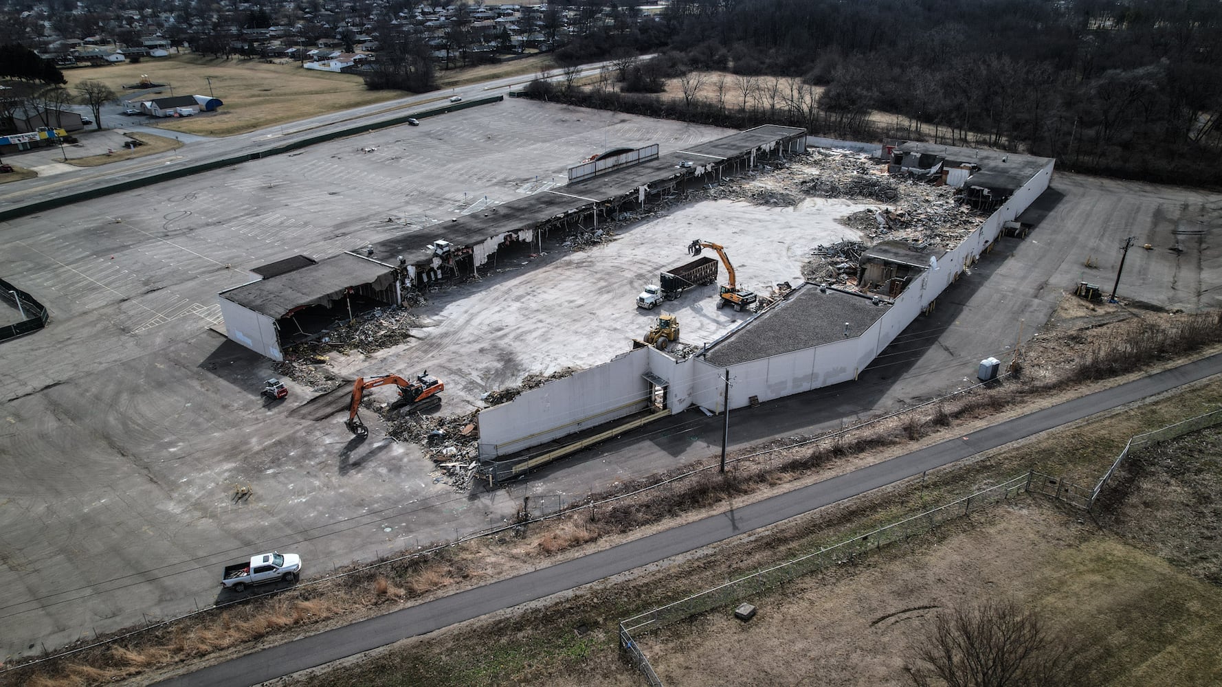 Former Kmart building demolished