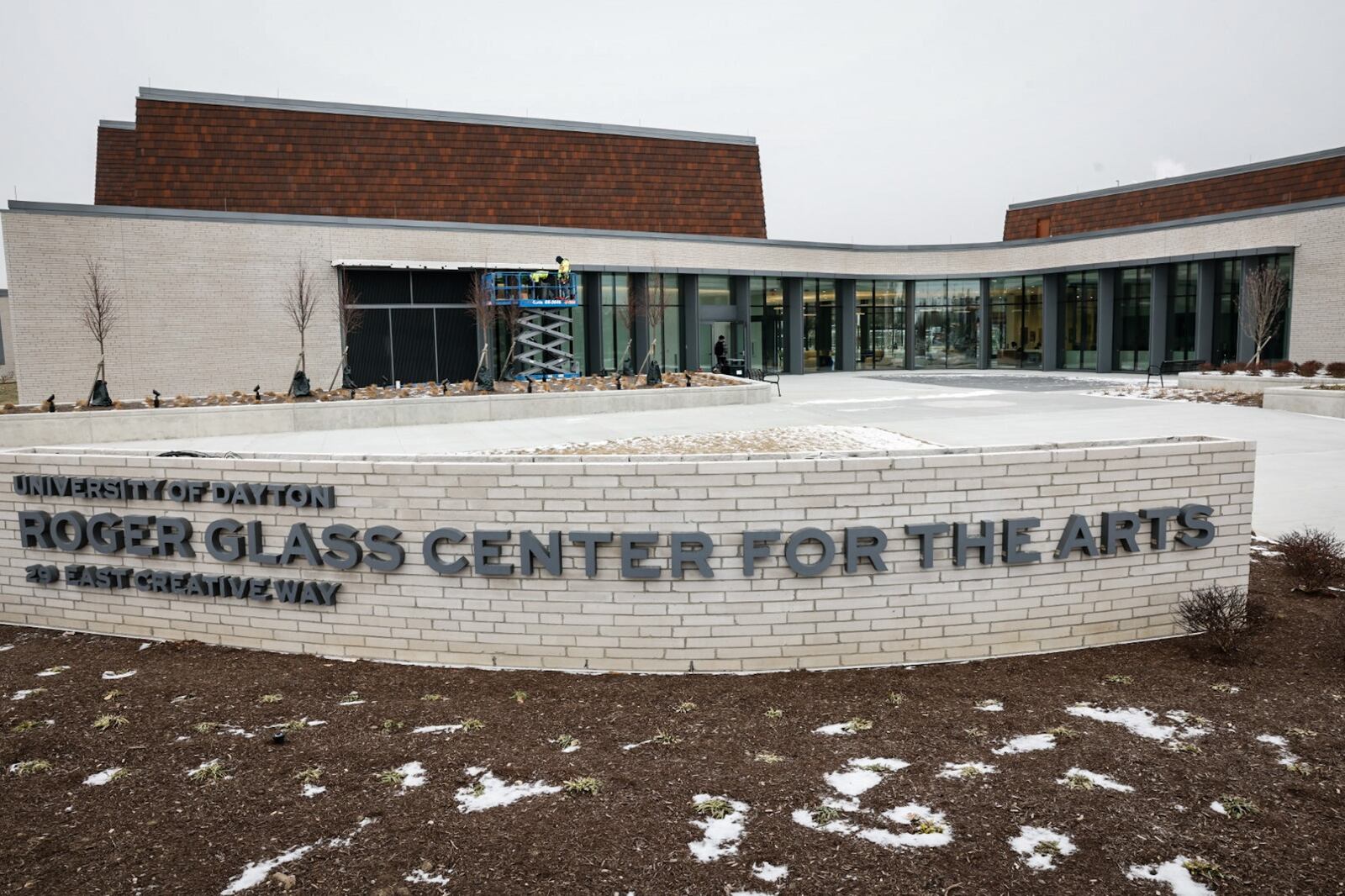 Classes are underway at the University of Dayton's Roger Glass Center for the Arts at the intersection of South Main and East Stewart streets. The center, designed to meet LEED-gold environmental standards, was designed in consultation with local arts organizations to complement existing venues in the region. JIM NOELKER/STAFF