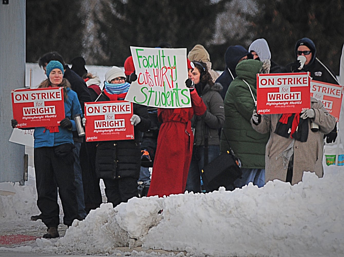 PHOTOS: Faculty strike at Wright State University