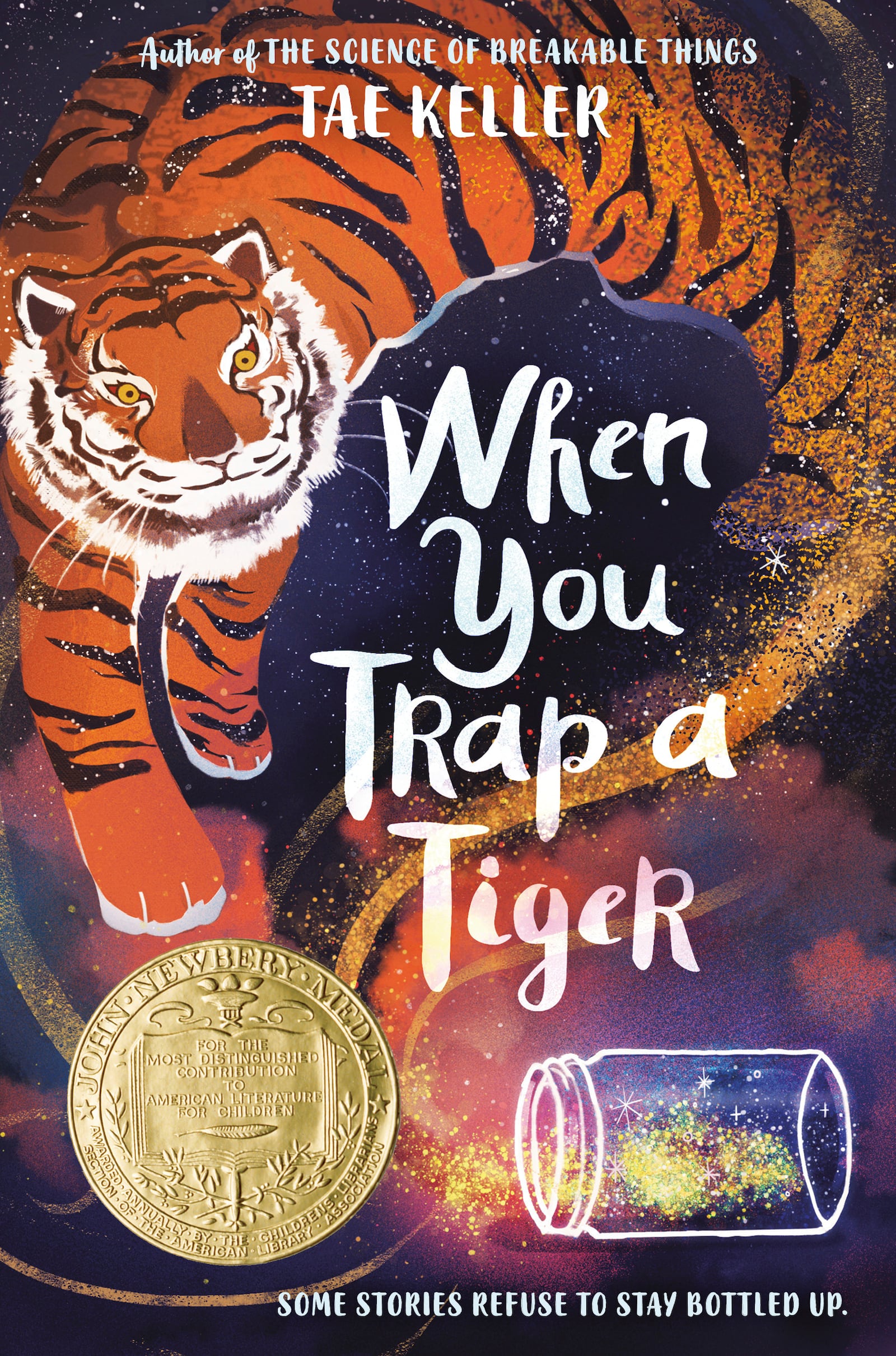 This cover image released by Random House Books for Young Readers shows "When You Trap a Tiger," winner of the John Newbery Medal for the outstanding children's book overall of 2020. (Random House Books for Young Readers via AP)