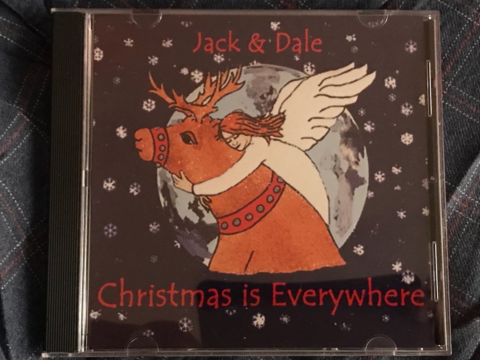 The cover of the CD “Christmas is Everywhere” by Dale Walton and Jack Froschauer. The cover art was done by Dale’s wife Lesley, an acclaimed artist in Dayton and now the Twin Cites of Minnesota. CONTRIBUTED