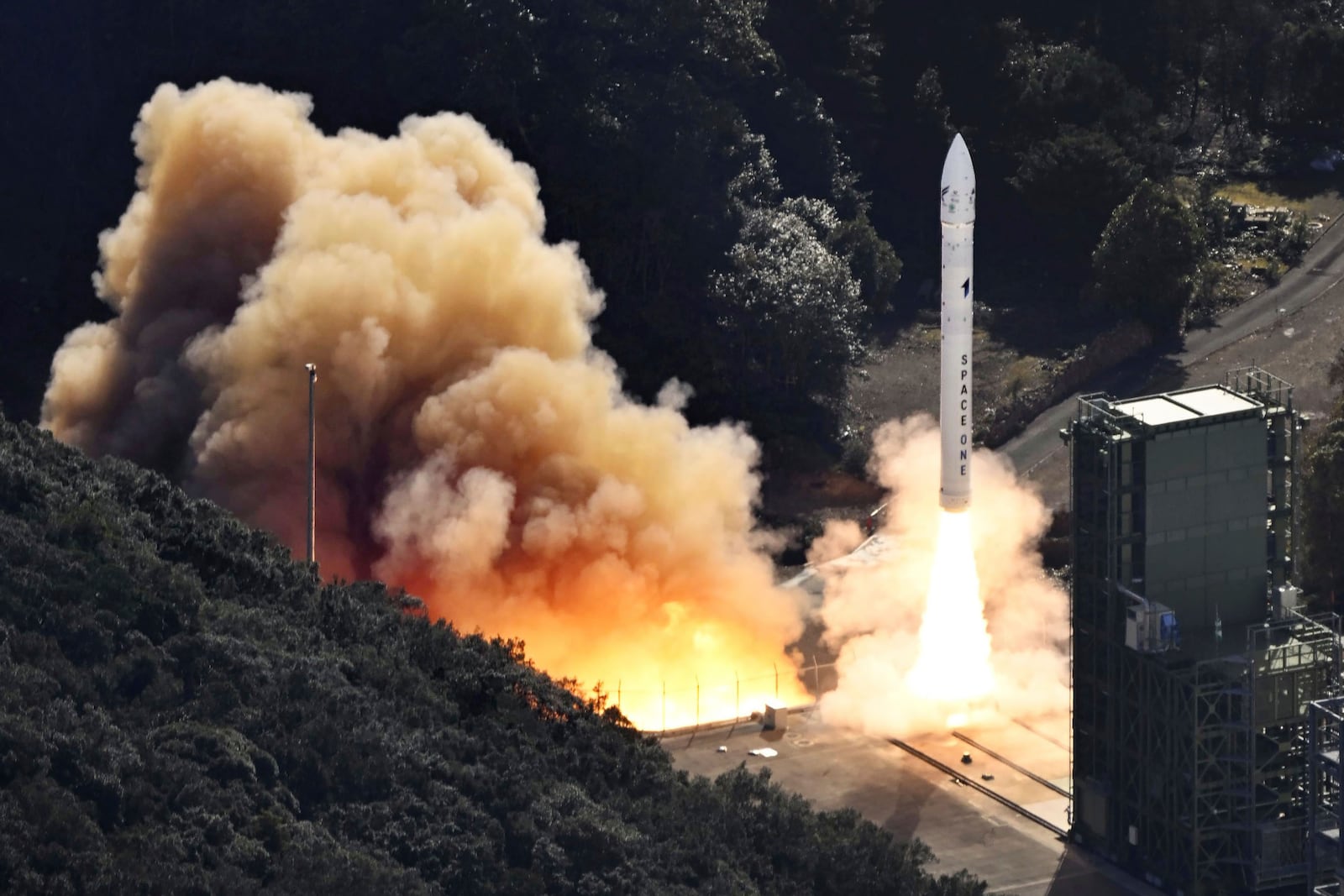 The Kairos No. 2 rocket, a Japanese commercial rocket carrying a set of satellites, is launched from Space Port Kii in Kushimoto town, western Japan Wednesday, Dec. 18, 2024. (Kyodo News via AP)