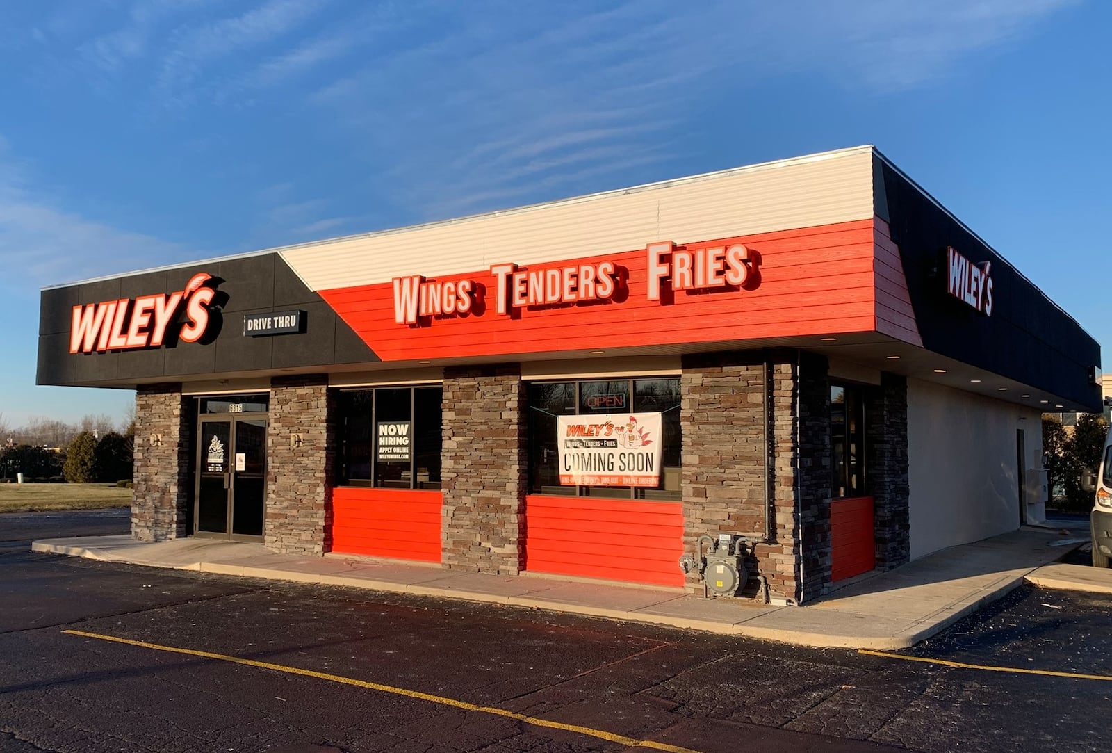 A new chicken-restaurant concept, Wiley’s Wings Tenders Fries, will open Wednesday, Jan. 27 on Brandt Pike in Huber Heights. Photo courtesy of Wiley's Wings Tenders Fries.