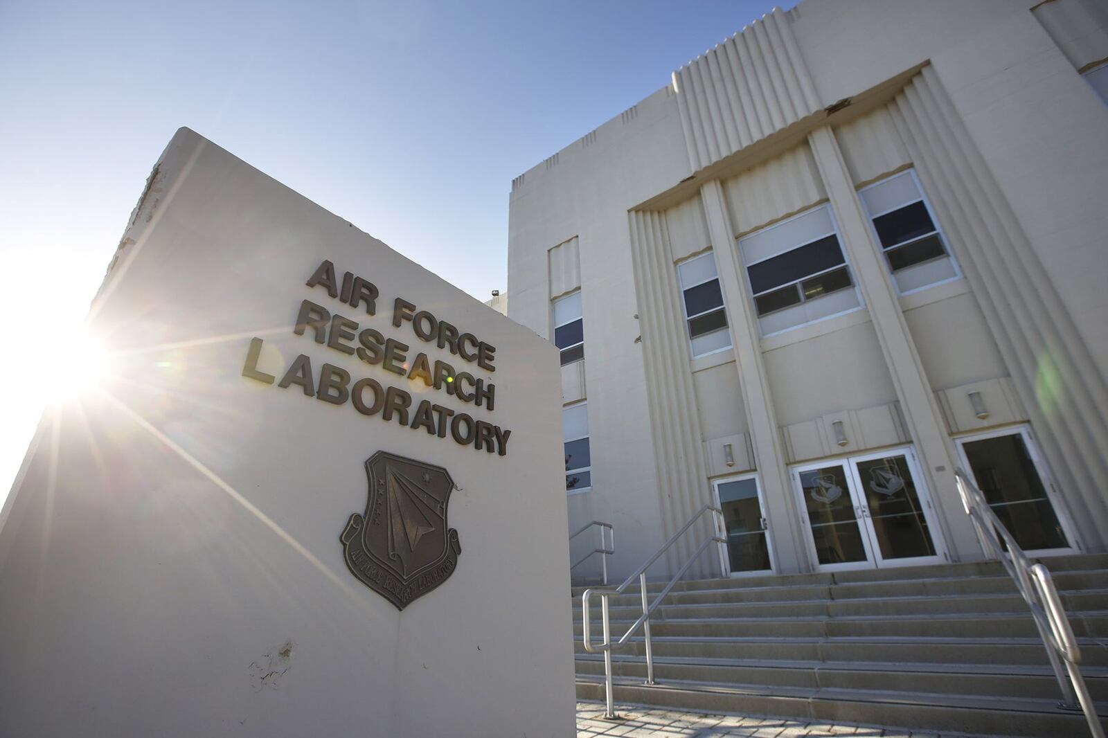 Air Force Research Laboratory headquarters at Wright-Patterson Air Force Base. The AFRL has a workforce of more than 10,000 worldwide, with 60 percent based at Wright-Patt. TY GREENLEES / STAFF