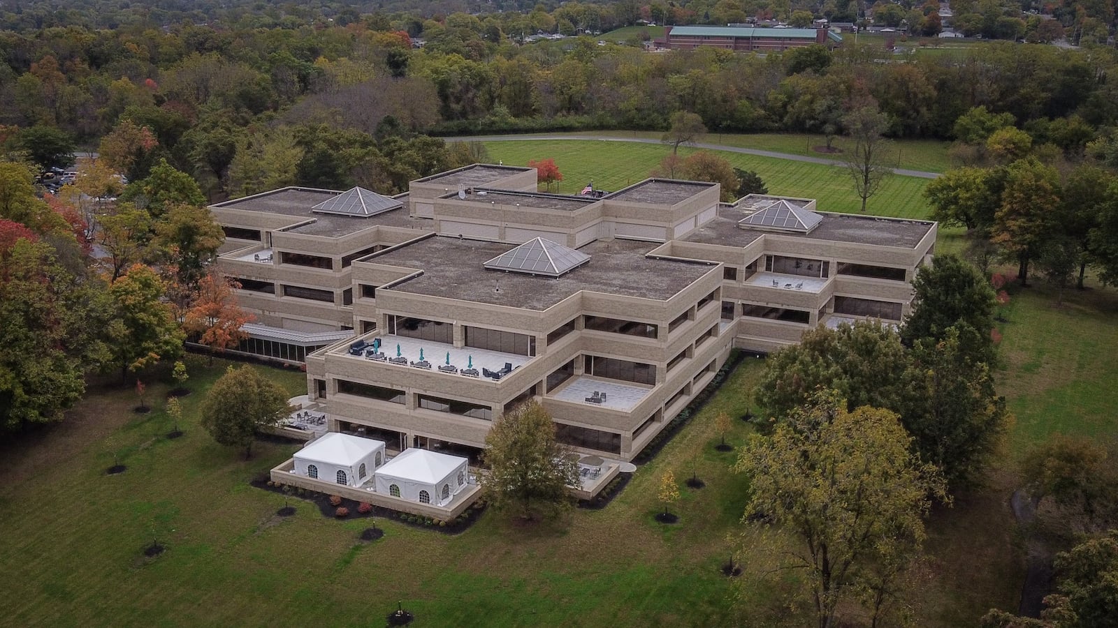 AES held a ribbon cutting on it's newly renovated, Smart Operations Center,  Monday October 25, 2021. AES spent $20 million to renovate the old Dayton Power & Light building and move AES into the future. JIM NOELKER/STAFF