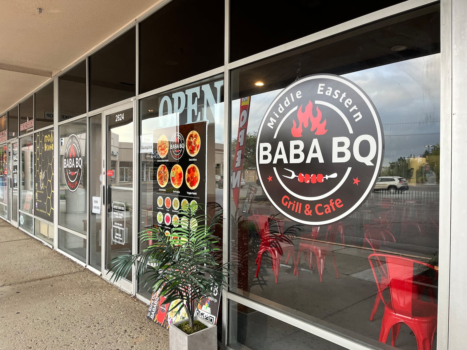 Baba BQ, a Middle Eastern grill and cafe, is located at 2624 Colonel Glenn Highway where Crazy King Burrito was previously located. NATALIE JONES/STAFF