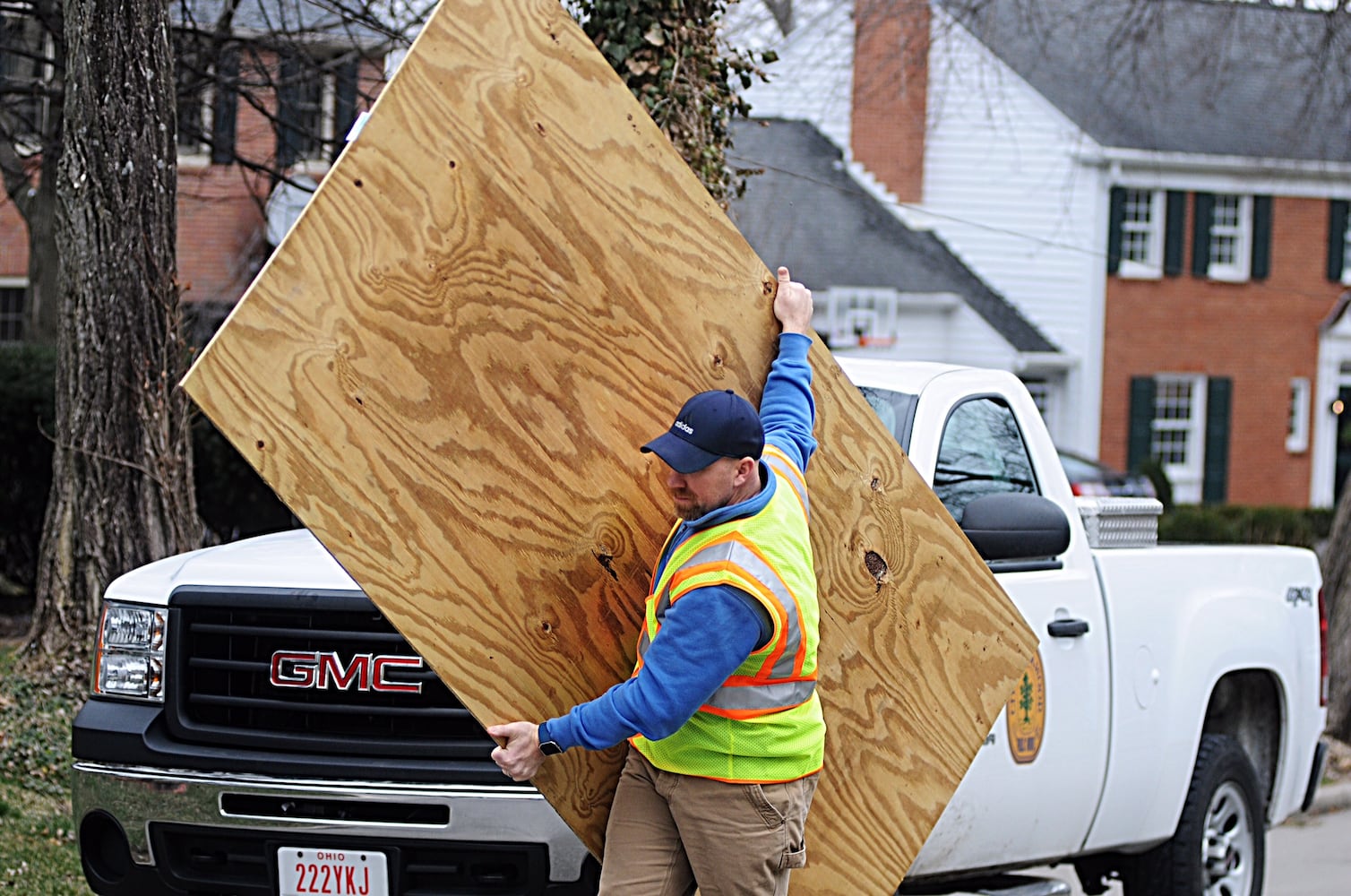 PHOTOS: Oakwood city worker rescued from collapsed trench