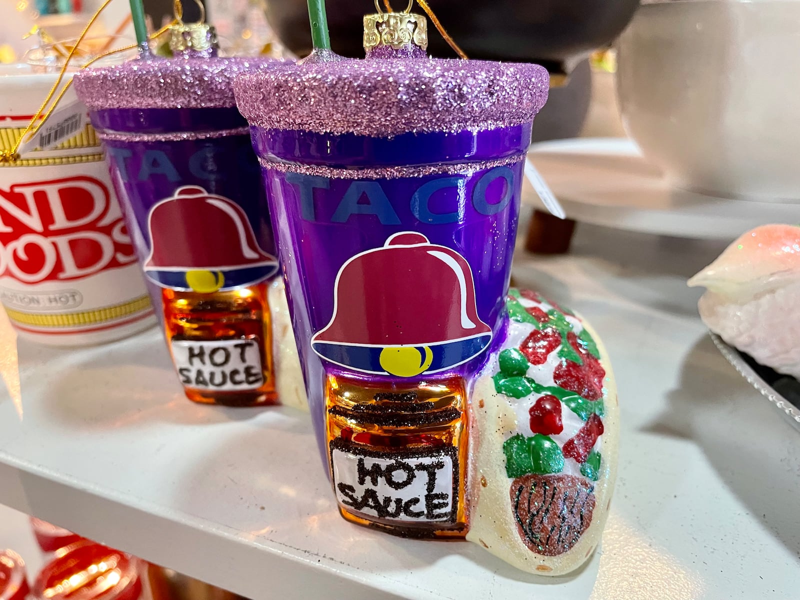 Heart Mercantile, located at 601 E. Fifth Street in Dayton, has a variety of food-inspired ornaments ready to take your holiday tree to the next level.