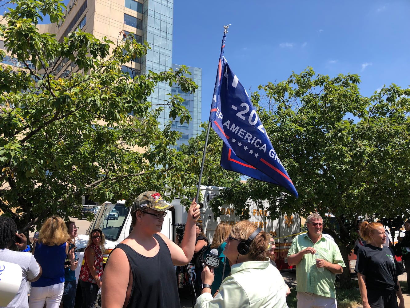 PHOTOS: Scenes of President Trump’s visit to Dayton