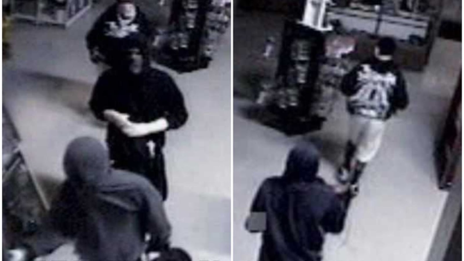 The Bureau of Alcohol, Tobacco, Firearms and Explosives released images of suspects who stole more than 50 guns on June 17, 2018, from Target World in Sharonville.