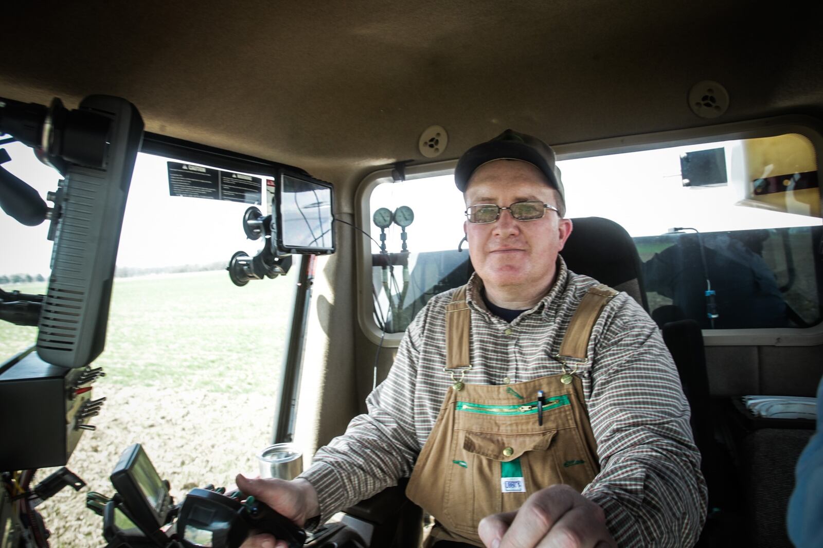 Lane Osswald farms 1500 acres in Preble County north of Eaton. He doesn't till the land instead he used cover crops which holds the soil on the land. "When our kids farm in the future, there will be good quality soil left to do that in."