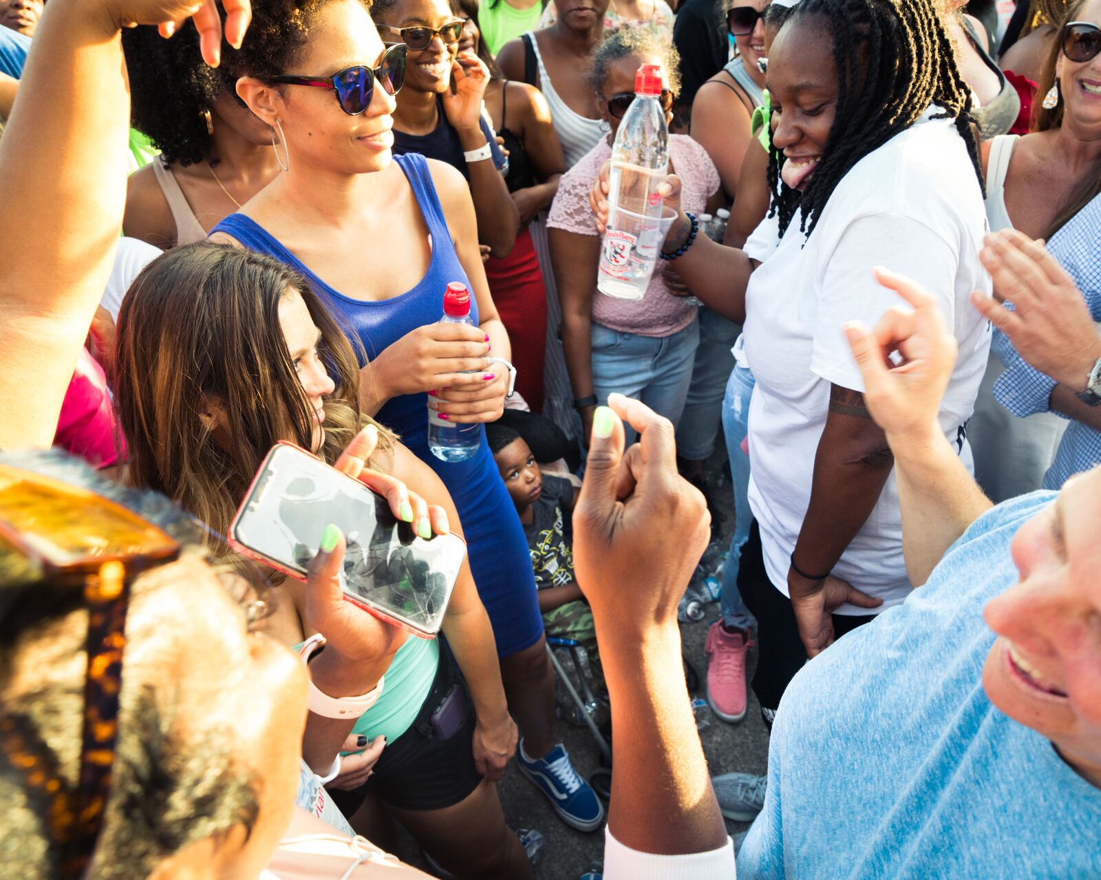 The crowd at Gem City Shine on Aug. 25, 2019, in Dayton's Oregon District. AMY POWELL/CONTRIBUTED