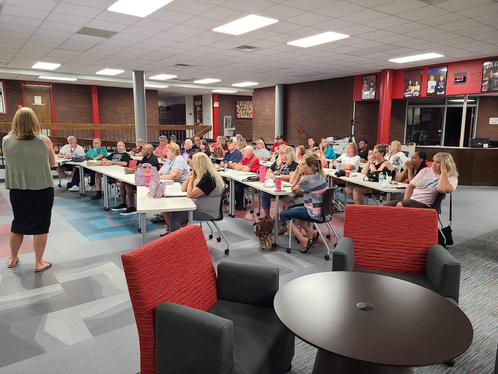 Bus drivers in Troy City Schools receive classroom training before school starts. Contributed.