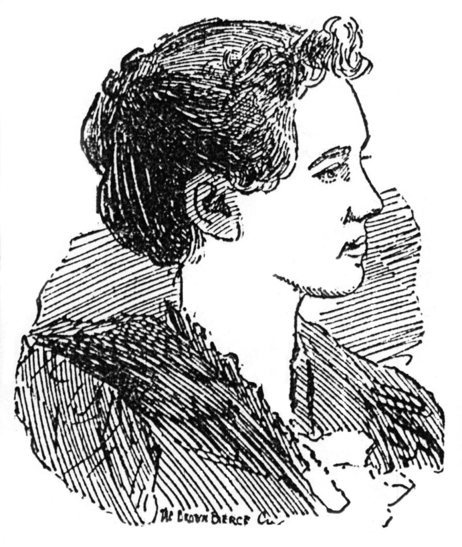 Homicide victim Bessie Little. Little was 23, nearly three years older than Albert Frantz, when the two met. Her body was found in the Stillwater River and closer examination revealed two bullet wounds in her left ear. ARTICLE: Dayton’s Ridge Avenue Bridge has haunted history as site of notorious 19th century murder