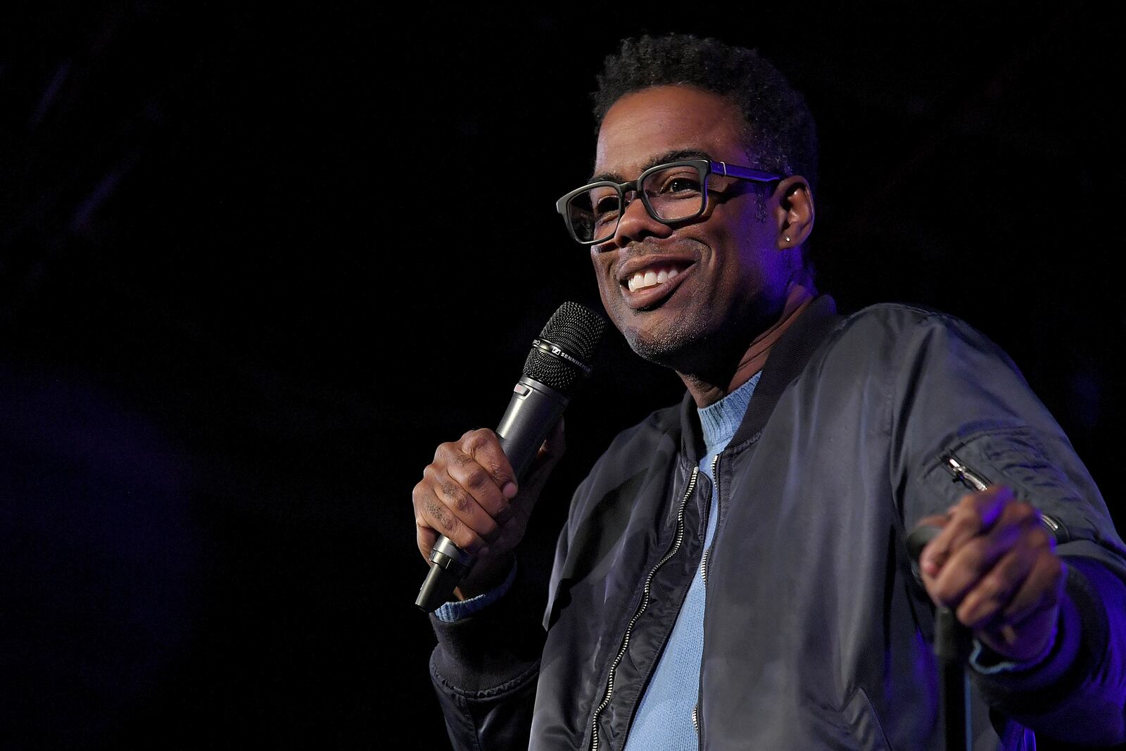 NEW YORK, NY - OCTOBER 24:  Chris Rock performs during the the Movement Voter Project comedy benefit at The Bell House on October 24, 2018 in the Brooklyn borough of New York City.  (Photo by Michael Loccisano/Getty Images for Movement Voter Project)