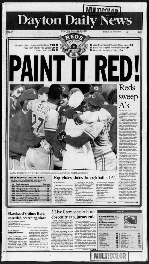 Great moments in Cincinnati Reds history