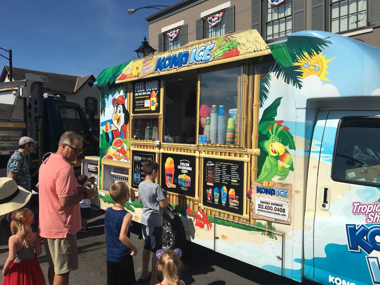 Kona Ice will be just one of the many food trucks participating  in the Festival of Flight Saturday at Wright State Univeristy’s  Nutter Center.