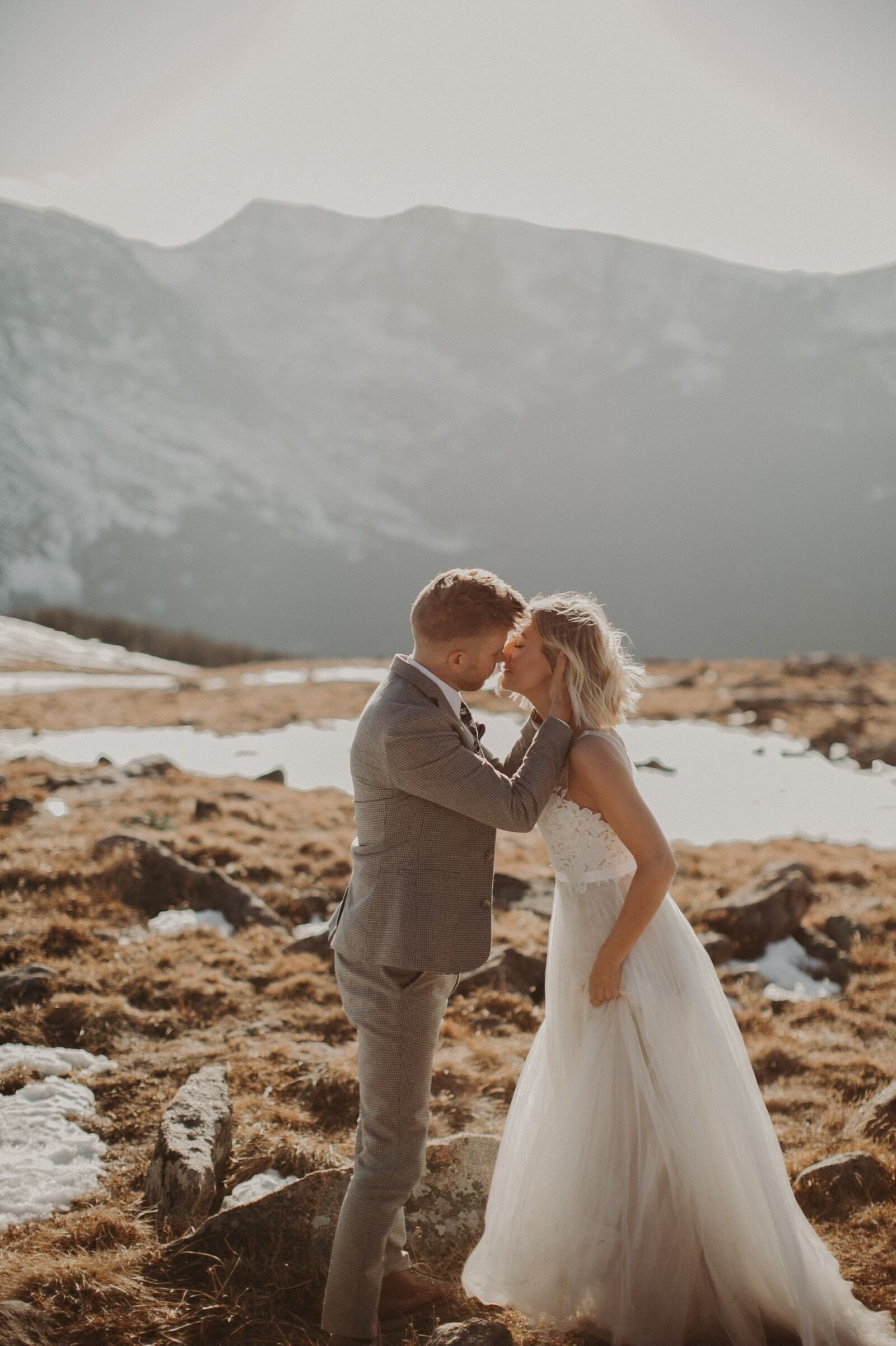 Lesli and Ian Dean eloped at Rocky Mountain National Park in Colorado in 2017. Lesli Dean/CONTRIBUTED