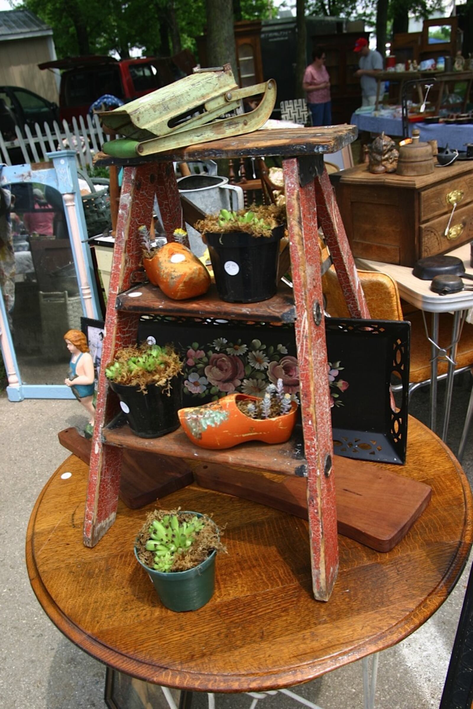 Stall at a recent Extravaganza, filled with traditional vintage and antique furniture and decorative objects. Contributed photo by Jon Jenkins of the Springfield Antique Show and Flea Market