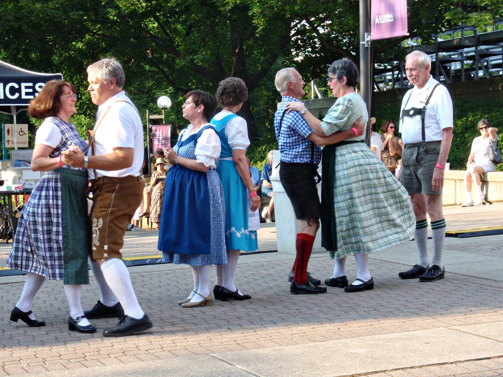 Dancers get into the spirit at a past year’s Spass Nacht Austrian Festival. CONTRIBUTED