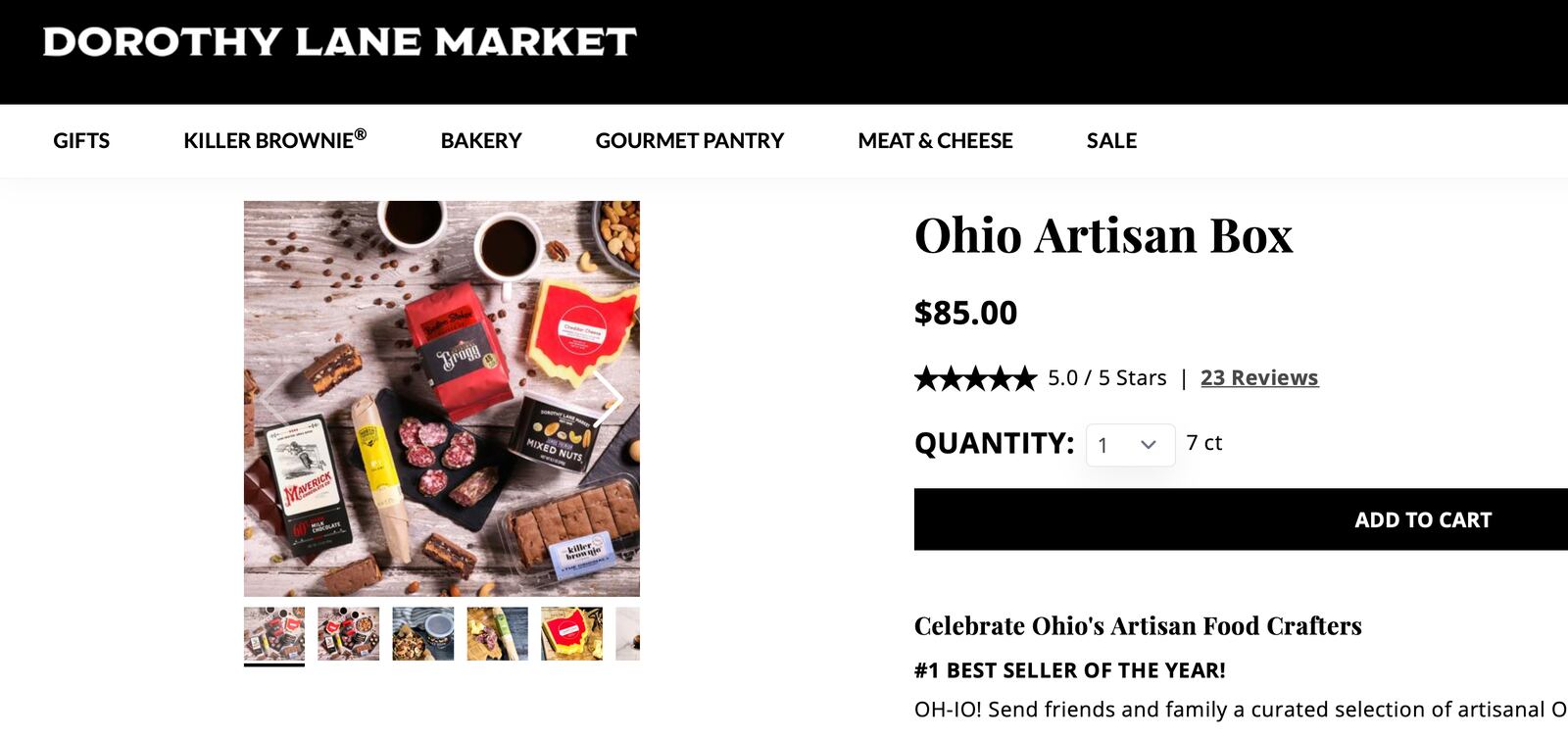 One of Dorothy Lane Market's best sellers is the Ohio Artisan Box, which curates a selection of products from Ohio food crafters. CONTRIBUTED 