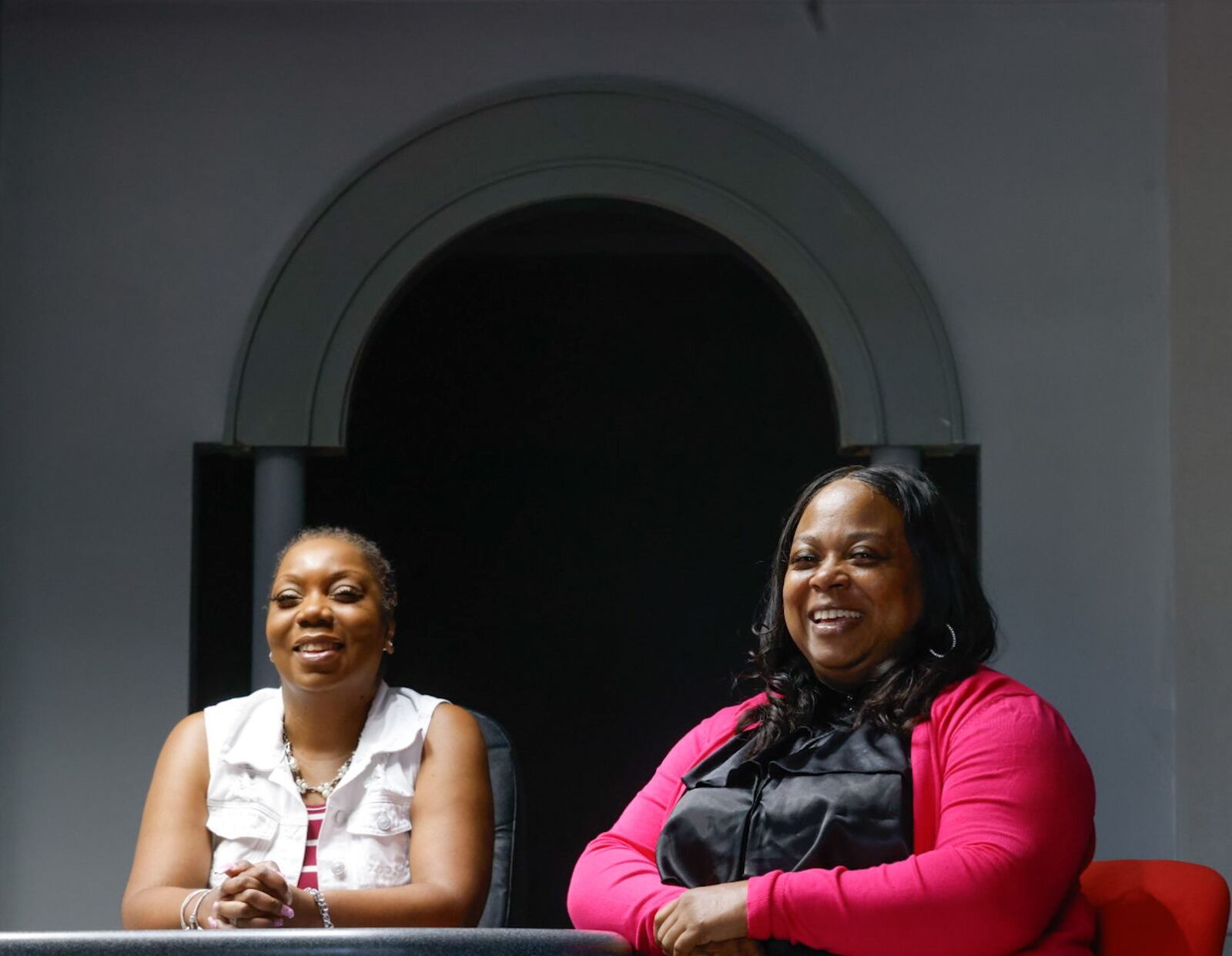 Fimi Martin, left, and Angela McKoy-Evans are owners of Life Changing Family Care at 3411 Office Park Drive in Dayton. JIM NOELKER/STAFF