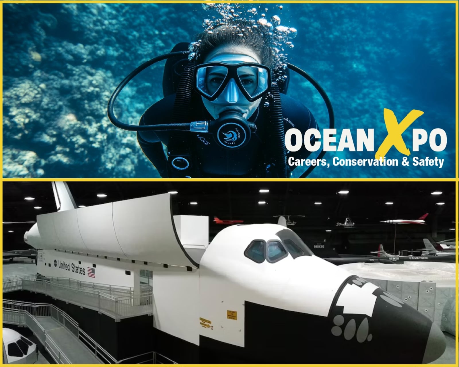 OceanXpo will take place Saturday, March 22 at the National Museum of the U.S. Air Force. CONTRIBUTED