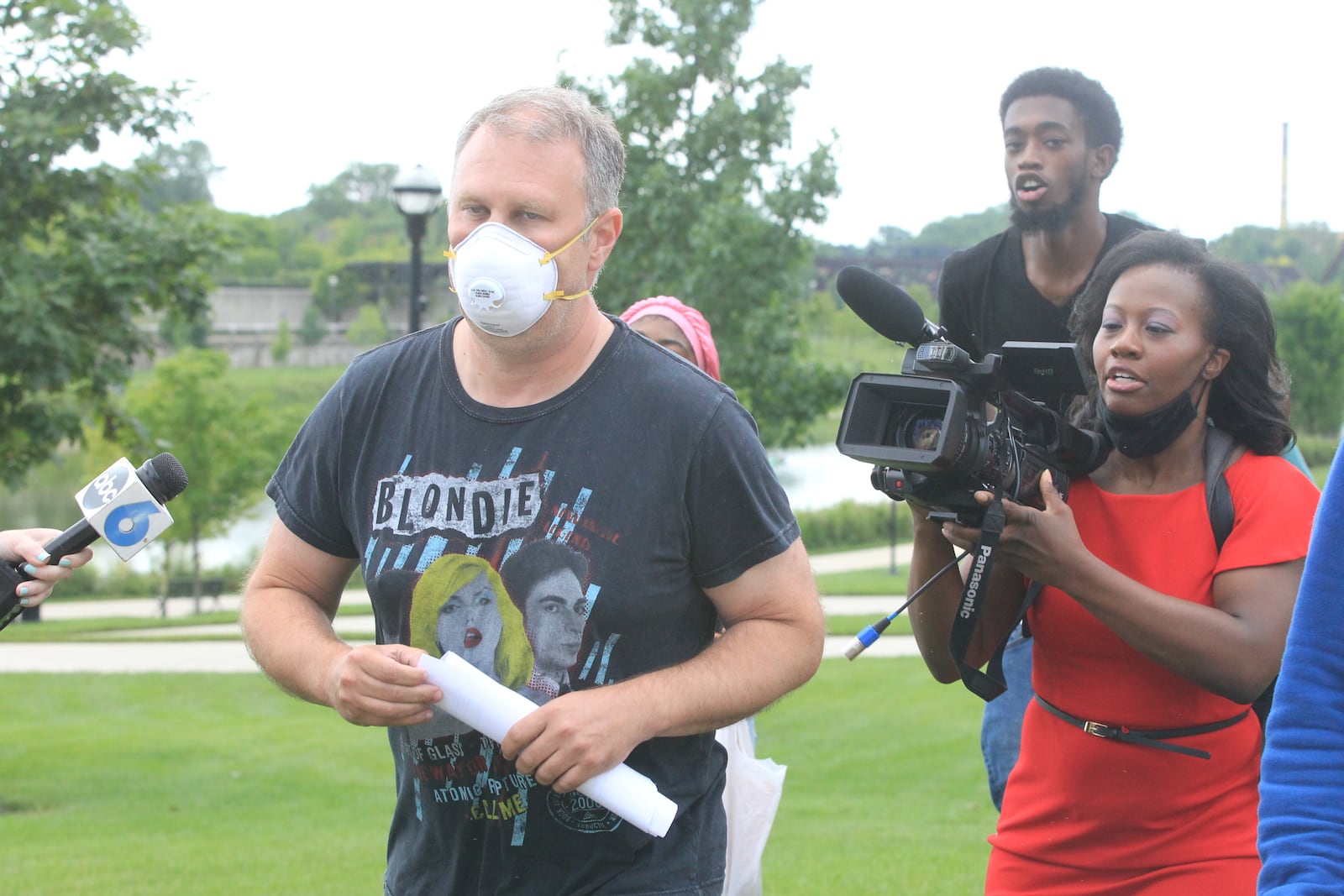 Ohio GOP Chairman Matthew Borges leaves U.S. District Court on Tuesday, July 21, 2020, in Columbus after an appearance on charges he participated in a racketeering conspiracy.