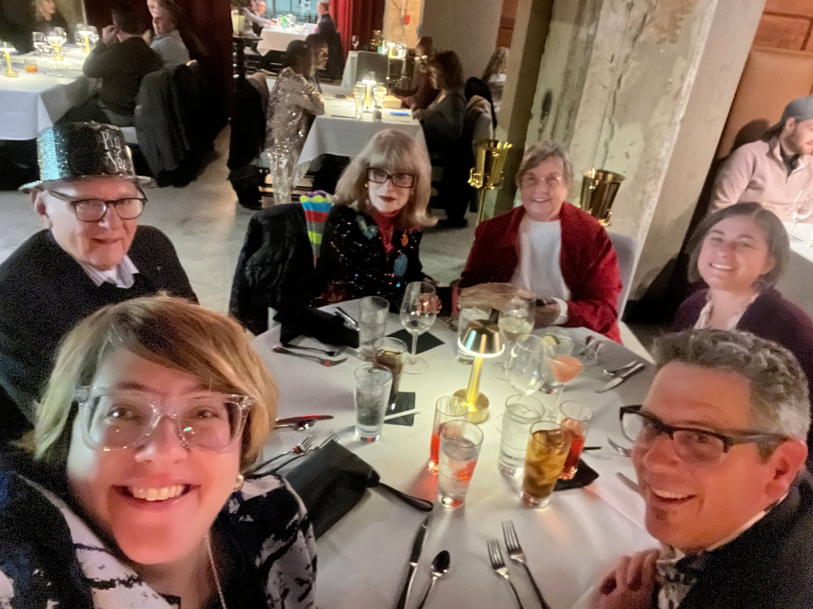 Table 33 opens for dinner.
Pictured: Alexis Larsen and her family at Table 33 for New Year's Eve and the restaurants first dinner service. 
Photo by Alexis Larsen, Contributing artist