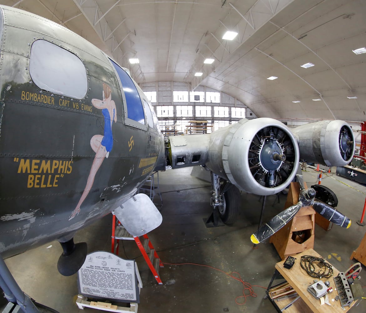 Restoration of the Memphis Belle at the Air Force Museum