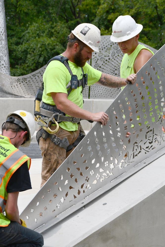 PHOTOS: New Kettering sculpture a vision of the community’s natural beauty