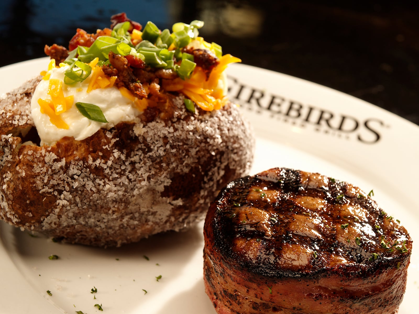 Filet from Firebirds Woodfire Grill / Handout