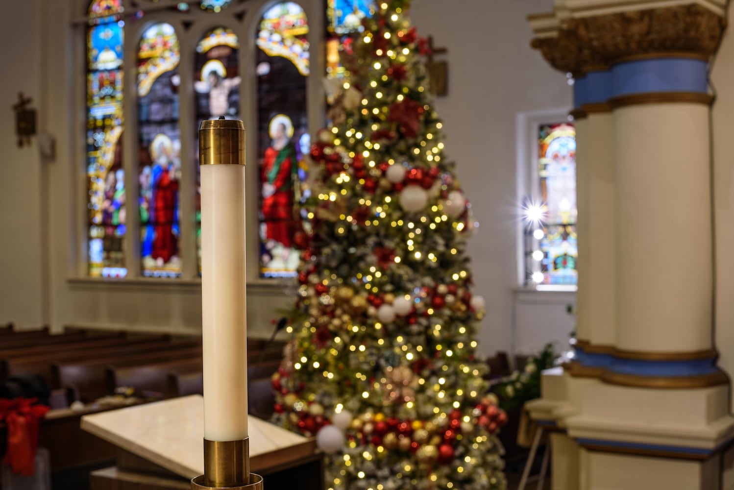 PHOTOS: A look inside Nhà Thờ Thánh Tâm (Sacred Heart Church) in downtown Dayton decorated for Christmas